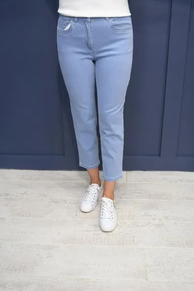 3207 GINA STRETCH CROPPED JEANS