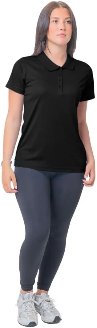 Banu Polo Shirts for Women, Dryfit Womens Polo Shirts Short Sleeve, Collared Women Polo Shirts for Work Moisture Wicking
