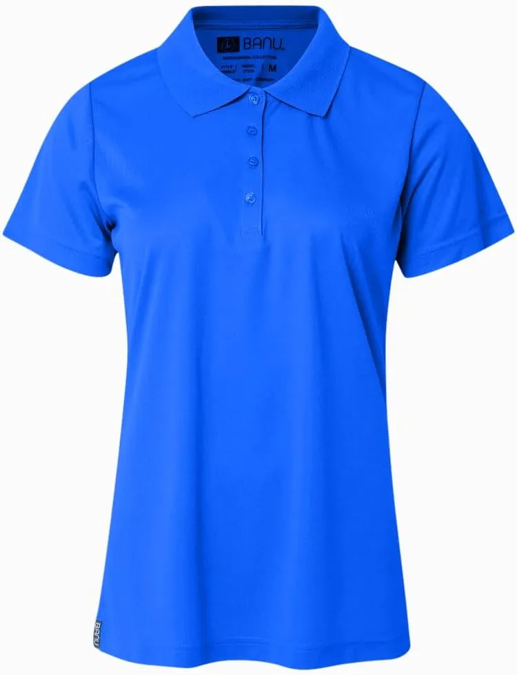 Banu Polo Shirts for Women, Dryfit Womens Polo Shirts Short Sleeve, Collared Women Polo Shirts for Work Moisture Wicking