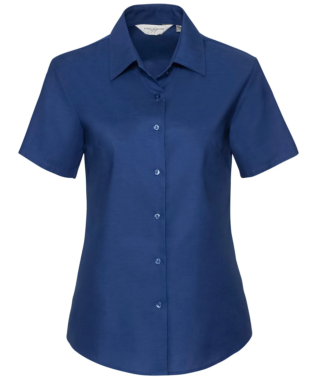Bright Royal - Women's short sleeve Oxford shirt