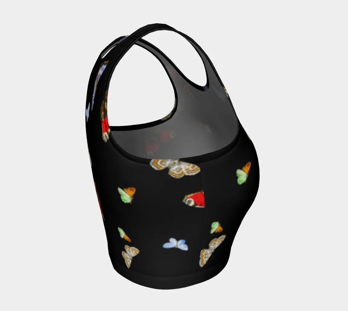 Butterfly Athletic Crop Top