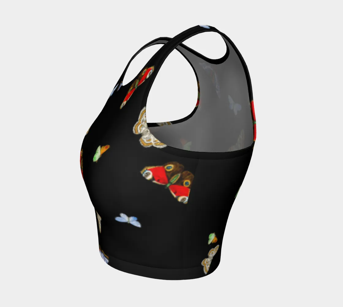 Butterfly Athletic Crop Top