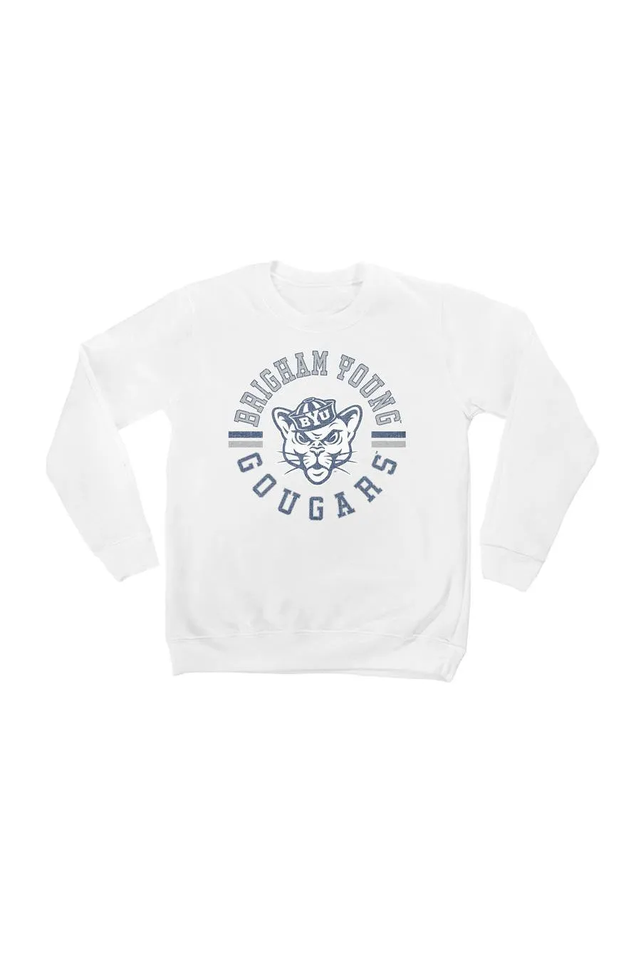 BYU COUGARS "VINTAGE DAYS" YOUTH PERFECT CREW SWEATSHIRT
