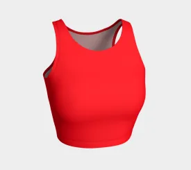 Candy Apple Red Crop Top