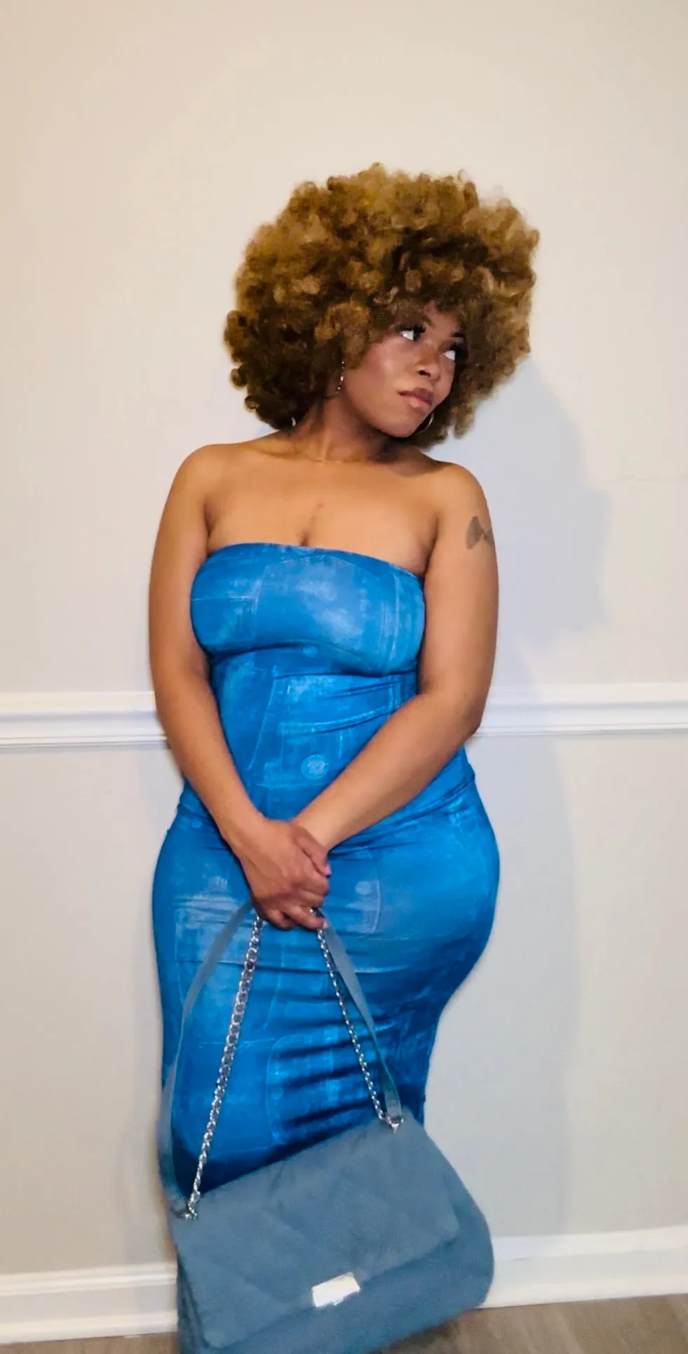 Casual Meet Up Denim Dress