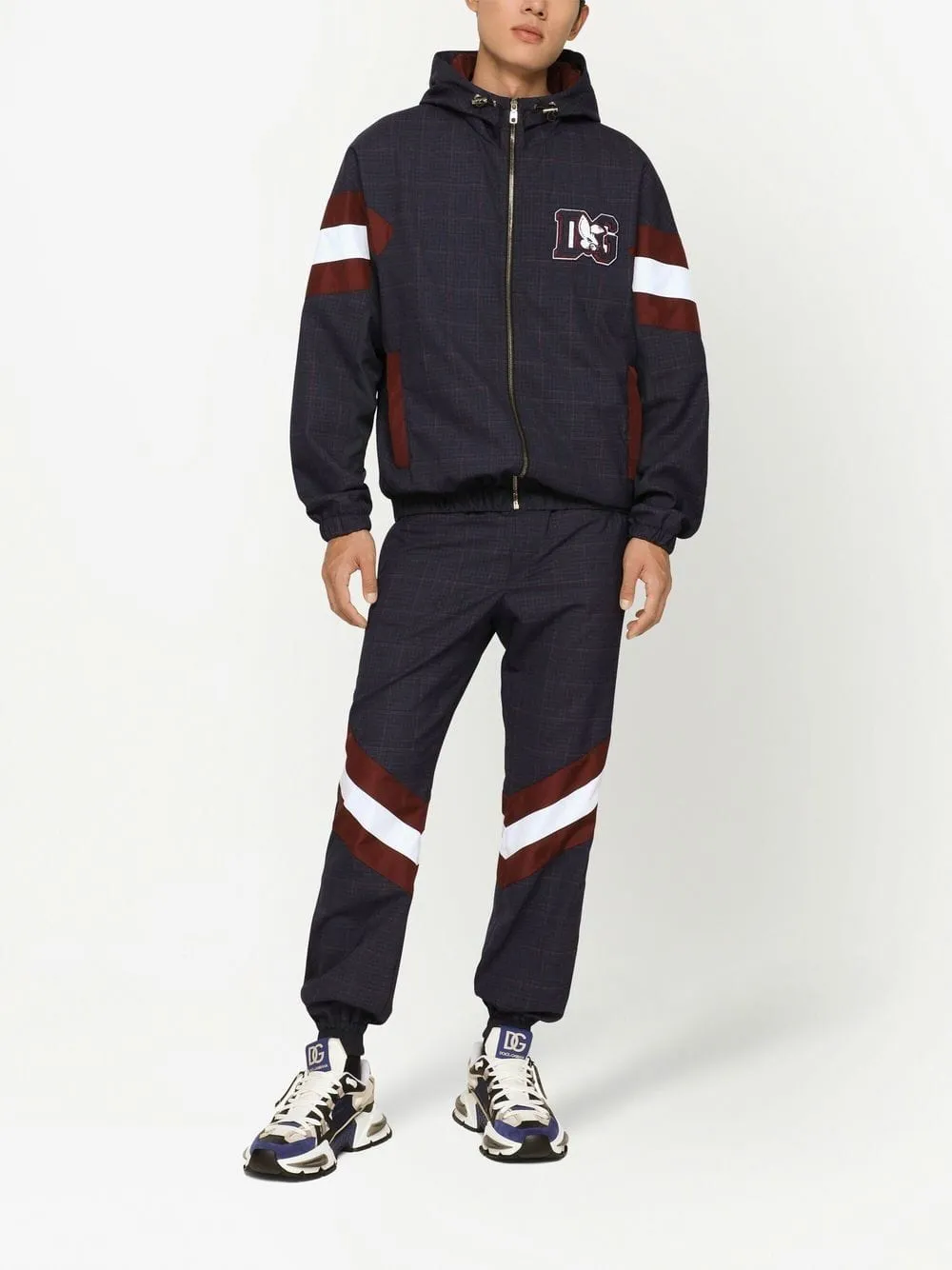 Check-Print Lightweight Jacket