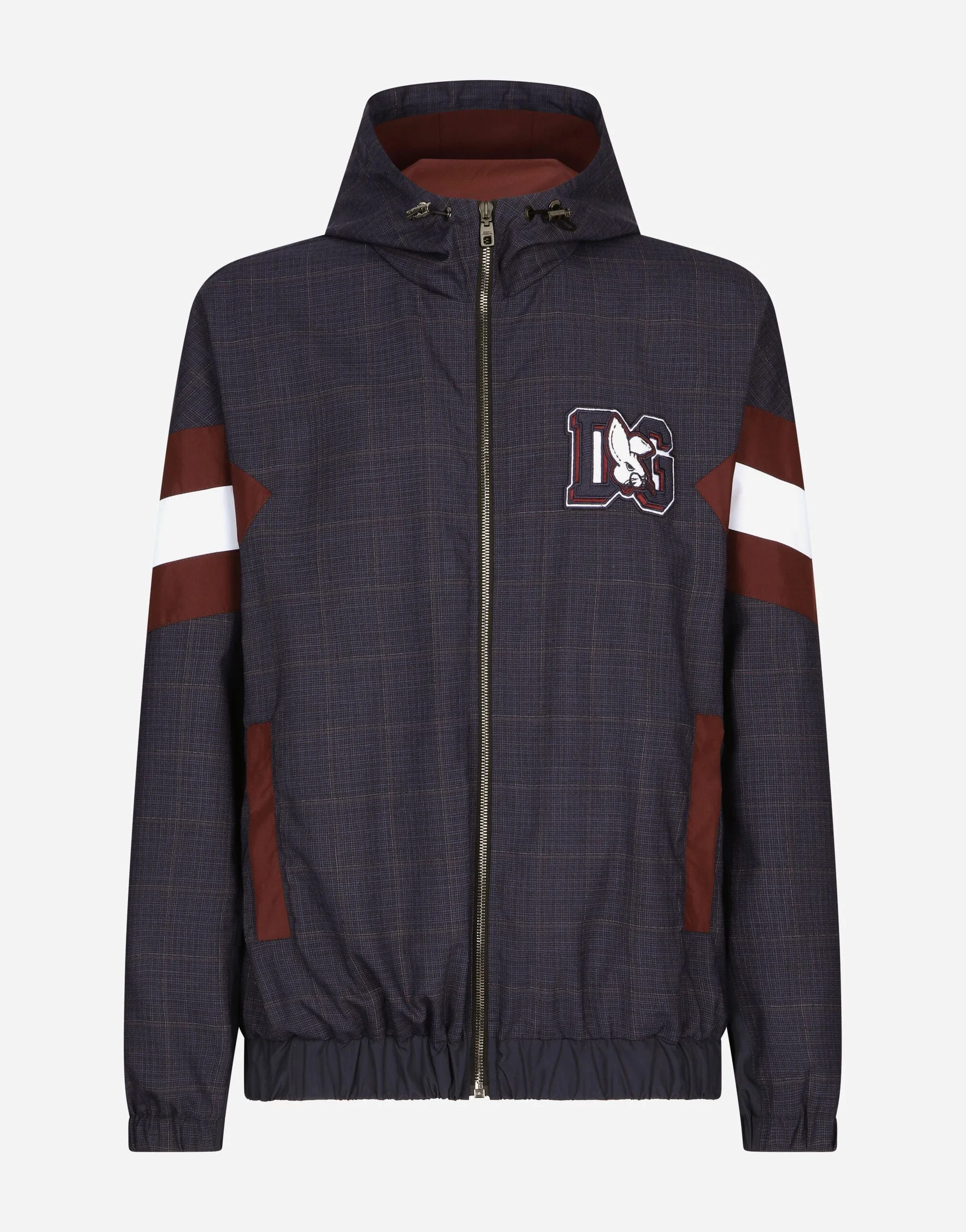 Check-Print Lightweight Jacket