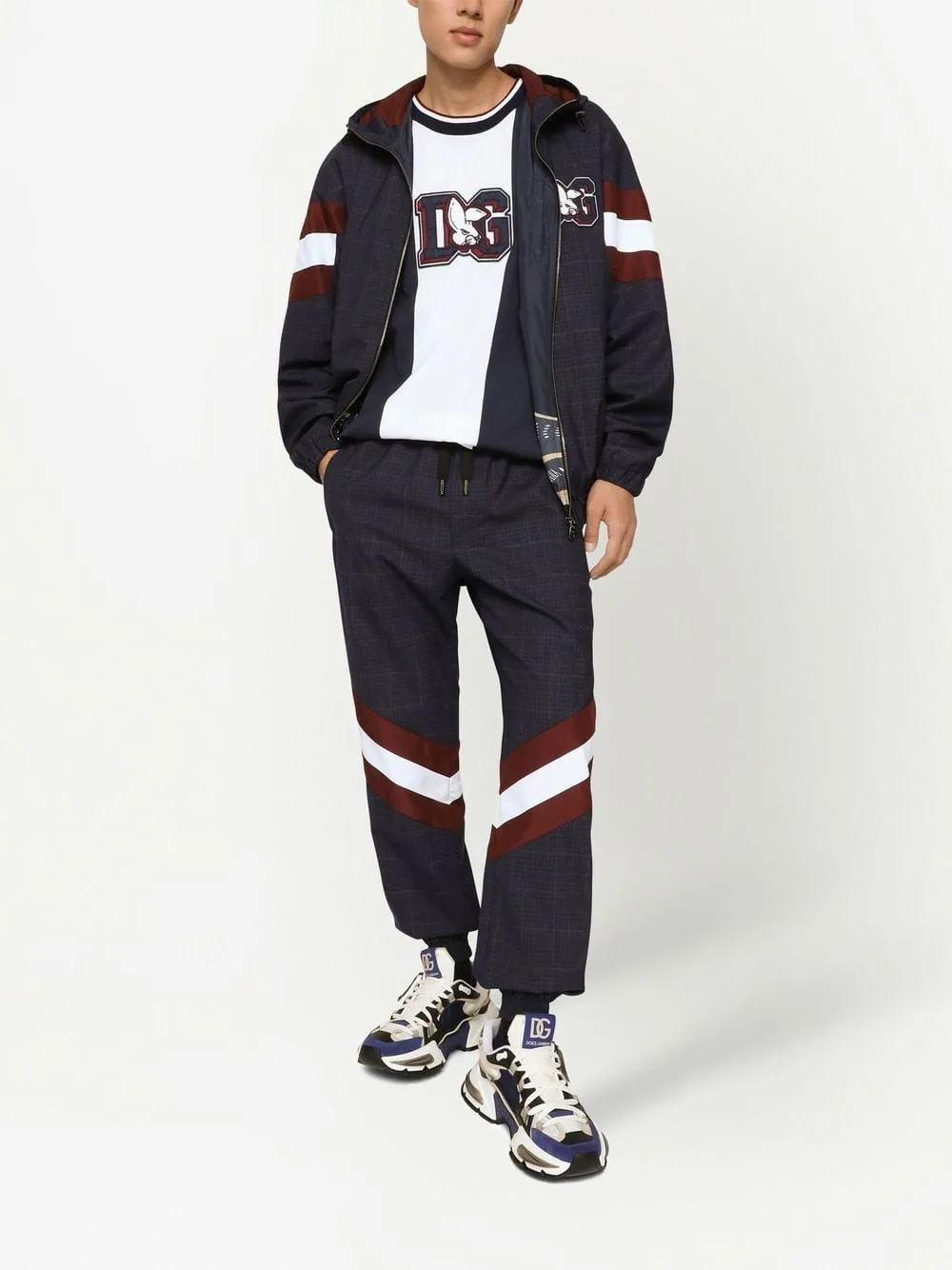 Check-Print Lightweight Jacket