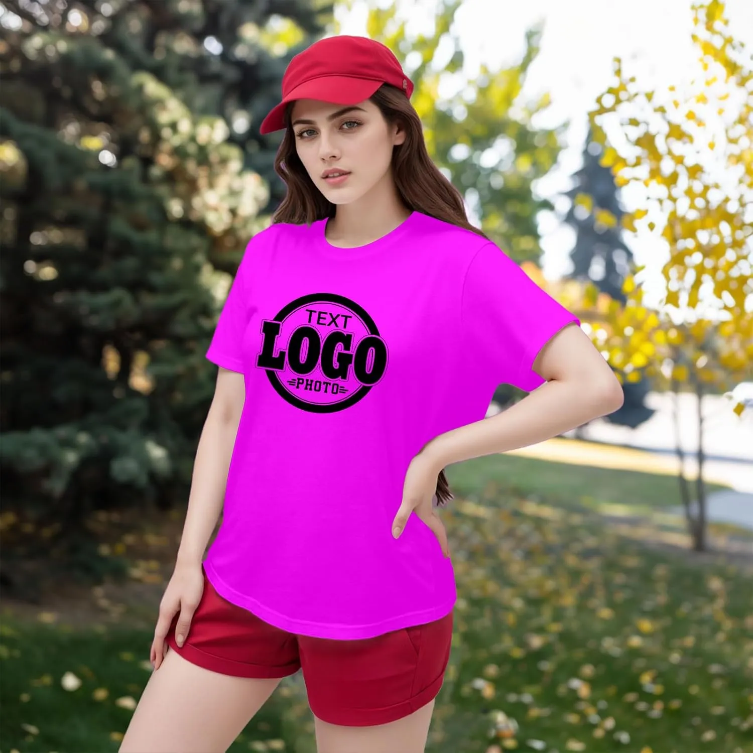 Custom T Shirts with YourText Logo Photo Personalized T Shirts Custom Shirt Design Your Own Custom Tee Shirt