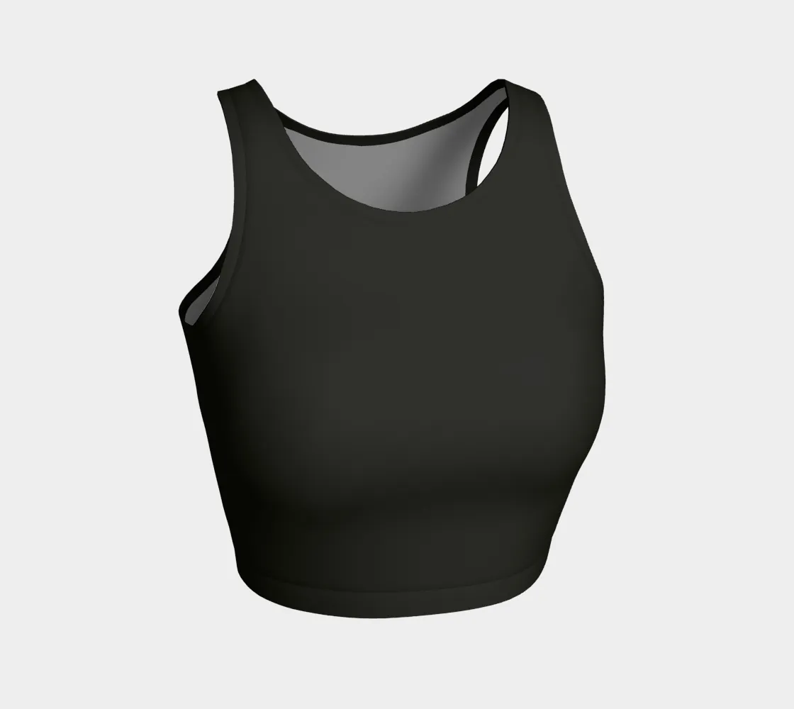 Deep Dark Green Athletic Top