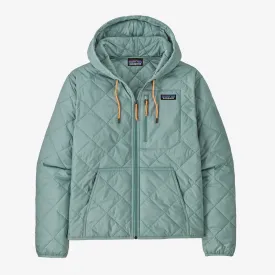 Diamond Quilted Bomber Hoody for Women