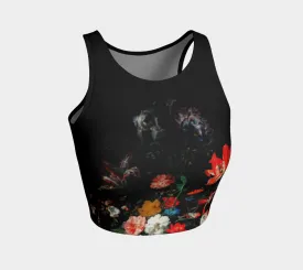 Floral Fire Athletic Crop Top
