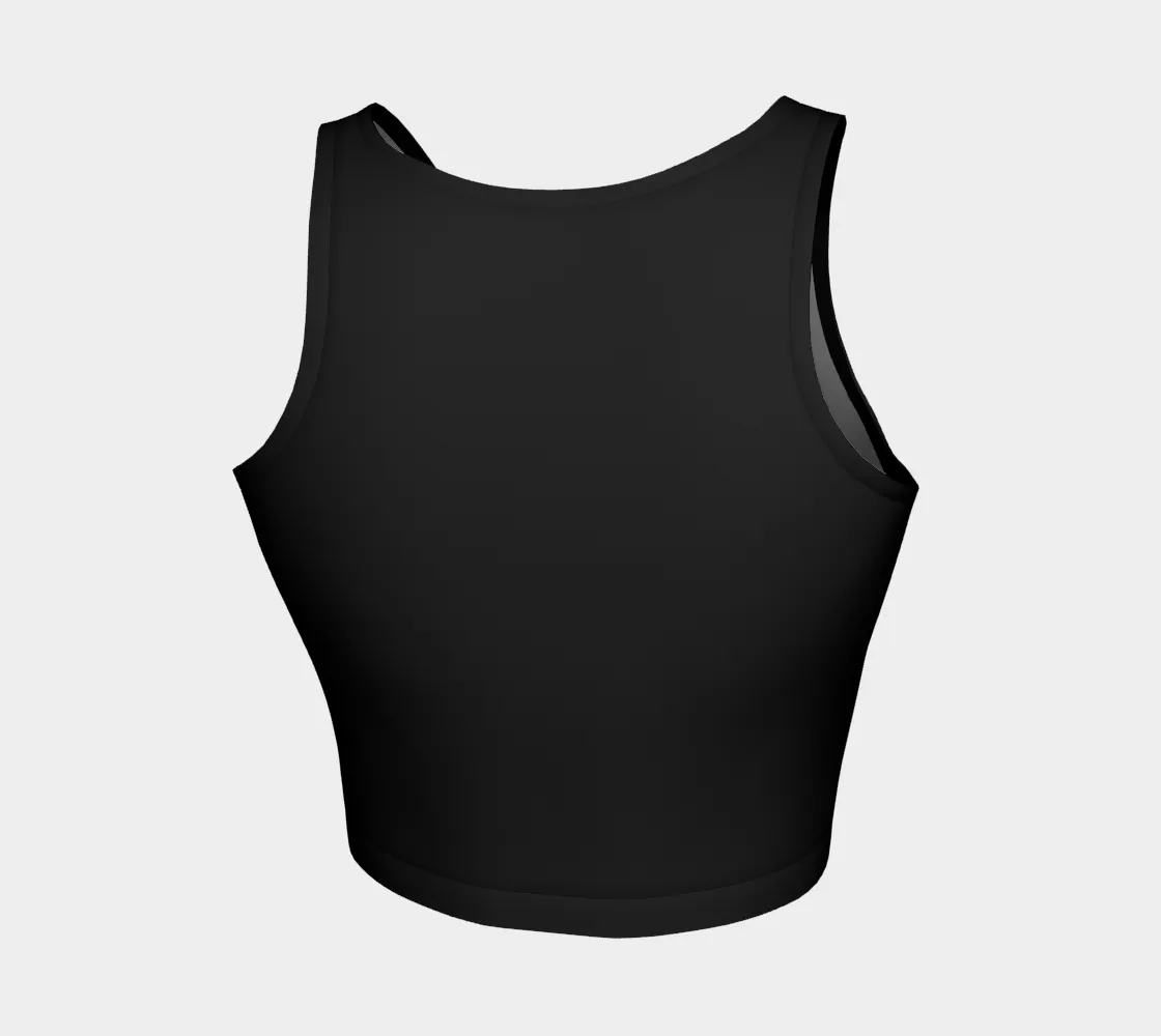 Floral Fire Athletic Crop Top