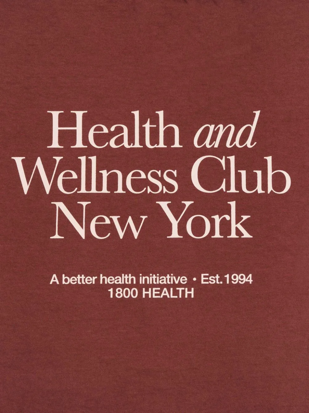 HWCNY logo cotton sweatshirt