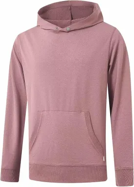 M MAELREG Mens Hoodies Pullover Performance Heather Kangaroo Pocket Thin Hooded Sweatshirt Athletic Golf Hoodies for Men