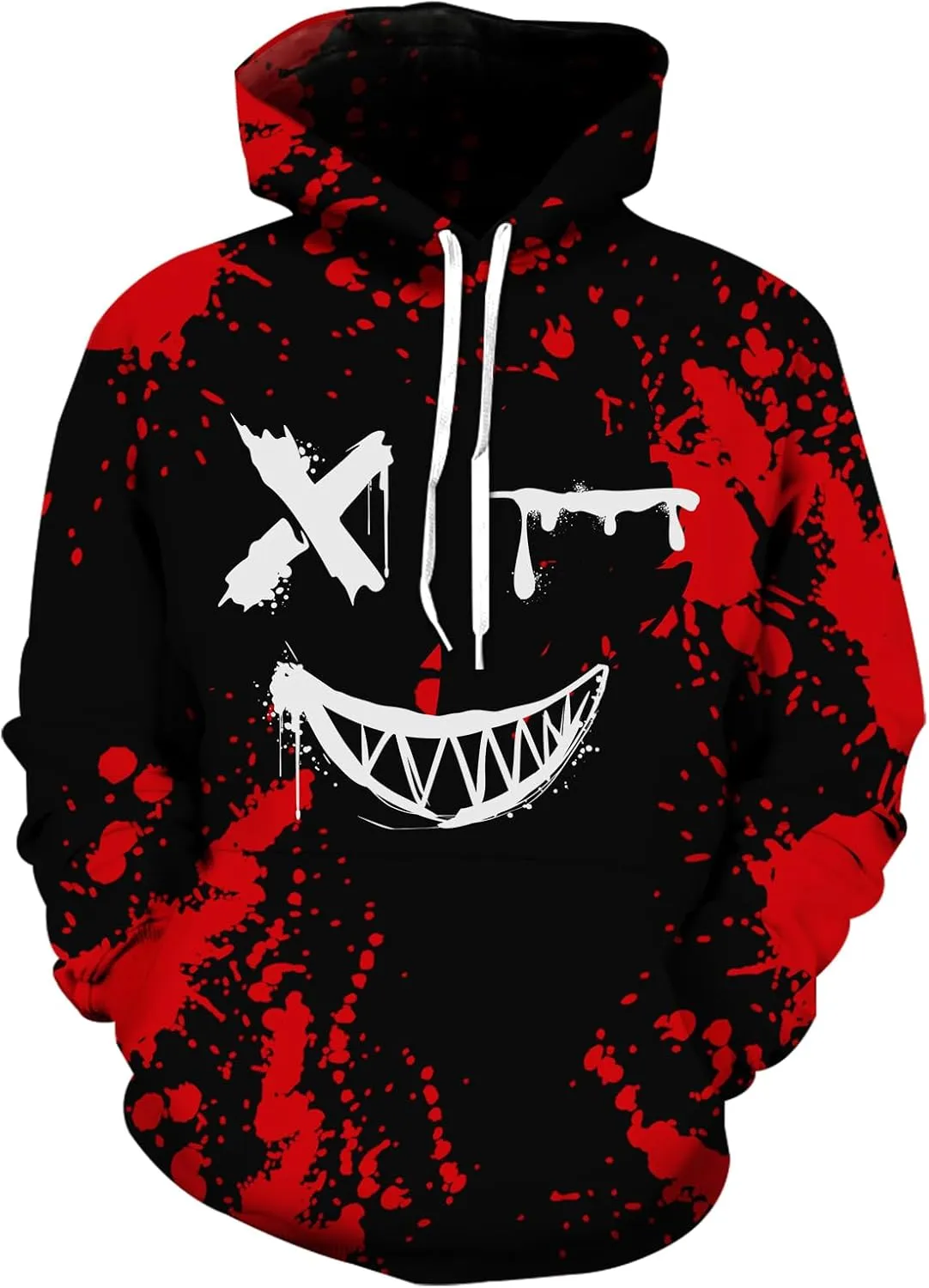 Men 3D Print Pullover Hoodies - Teen Women Graphic Sweatshirt