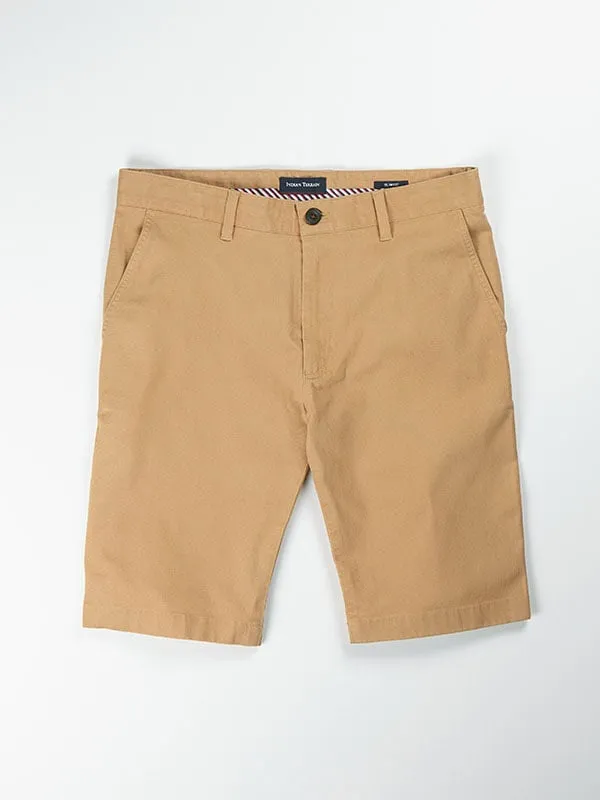 Men Solid Cotton Shorts