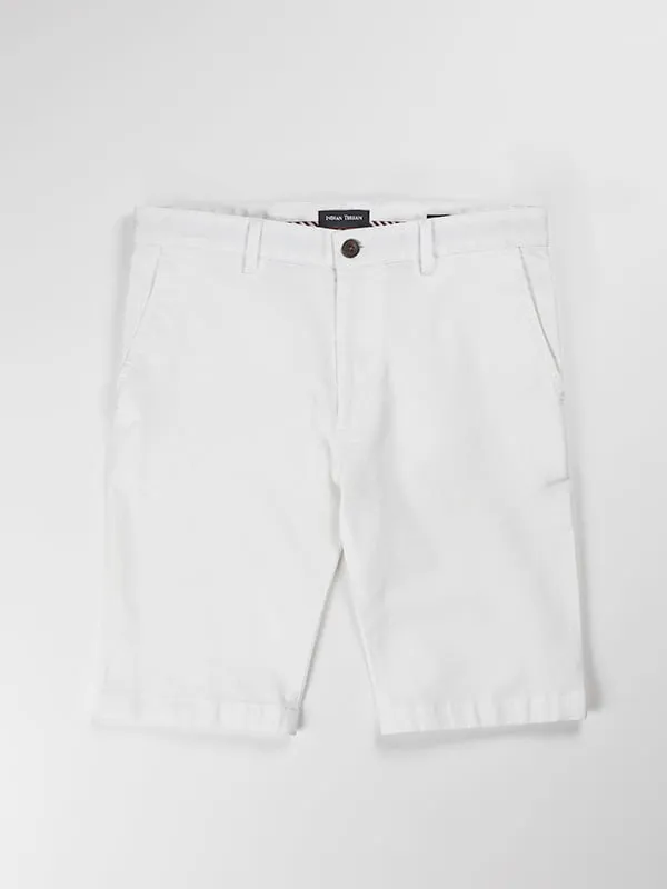 Men Solid Cotton Shorts