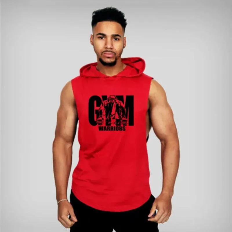 Men Summer Fitness Clothing Bodybuilding Hoody