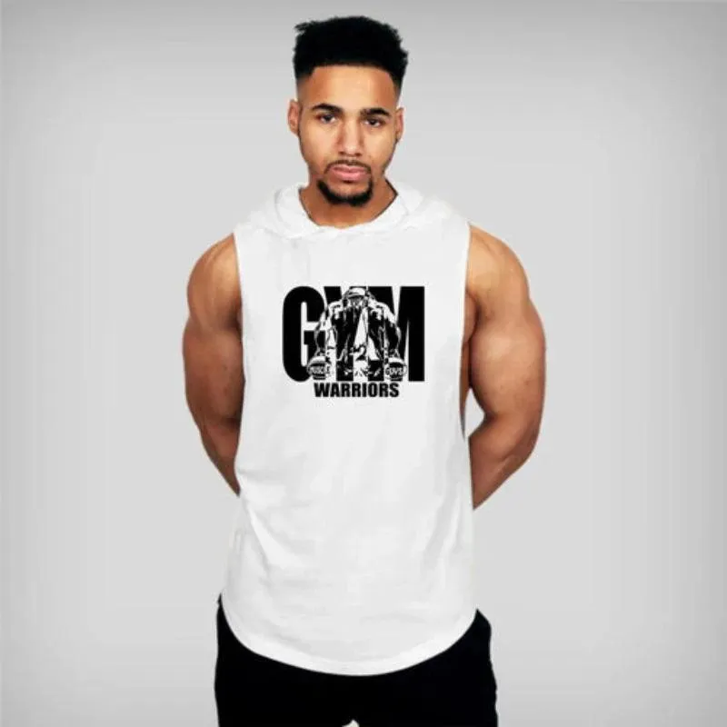 Men Summer Fitness Clothing Bodybuilding Hoody