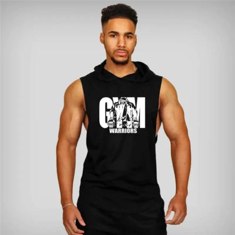 Men Summer Fitness Clothing Bodybuilding Hoody