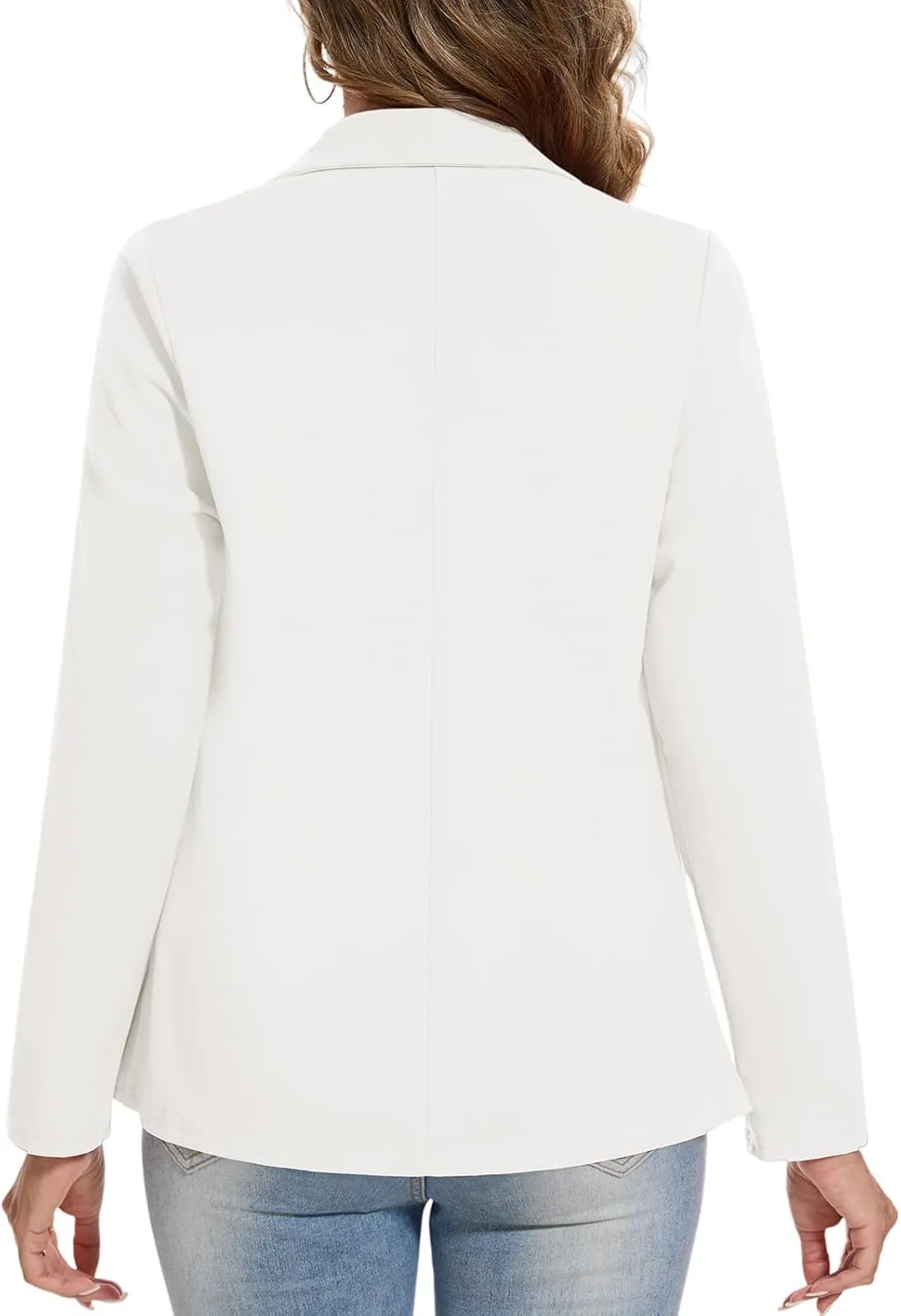 MINTLIMIT Blazers for Women Long Sleeve Button Front Blazer Lapel Business Casual Work Office Suit Jackets with Pockets