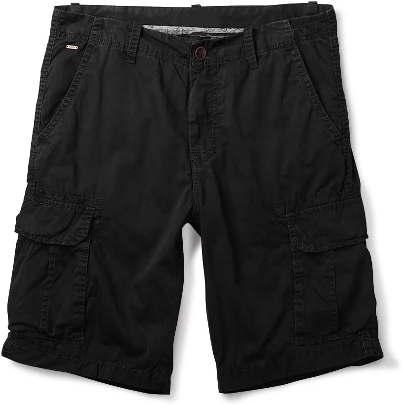 OCHENTA Men's Lightweight Cargo Shorts with Pockets Cotton Shorts for Men Casual (No Belt)