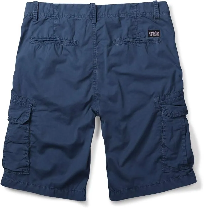 OCHENTA Men's Lightweight Cargo Shorts with Pockets Cotton Shorts for Men Casual (No Belt)