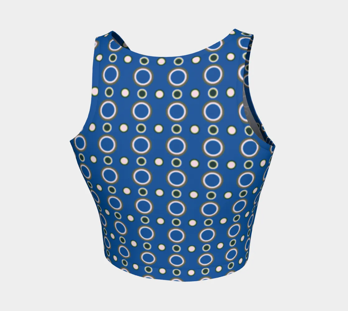 Polka Dots Athletic Crop Top