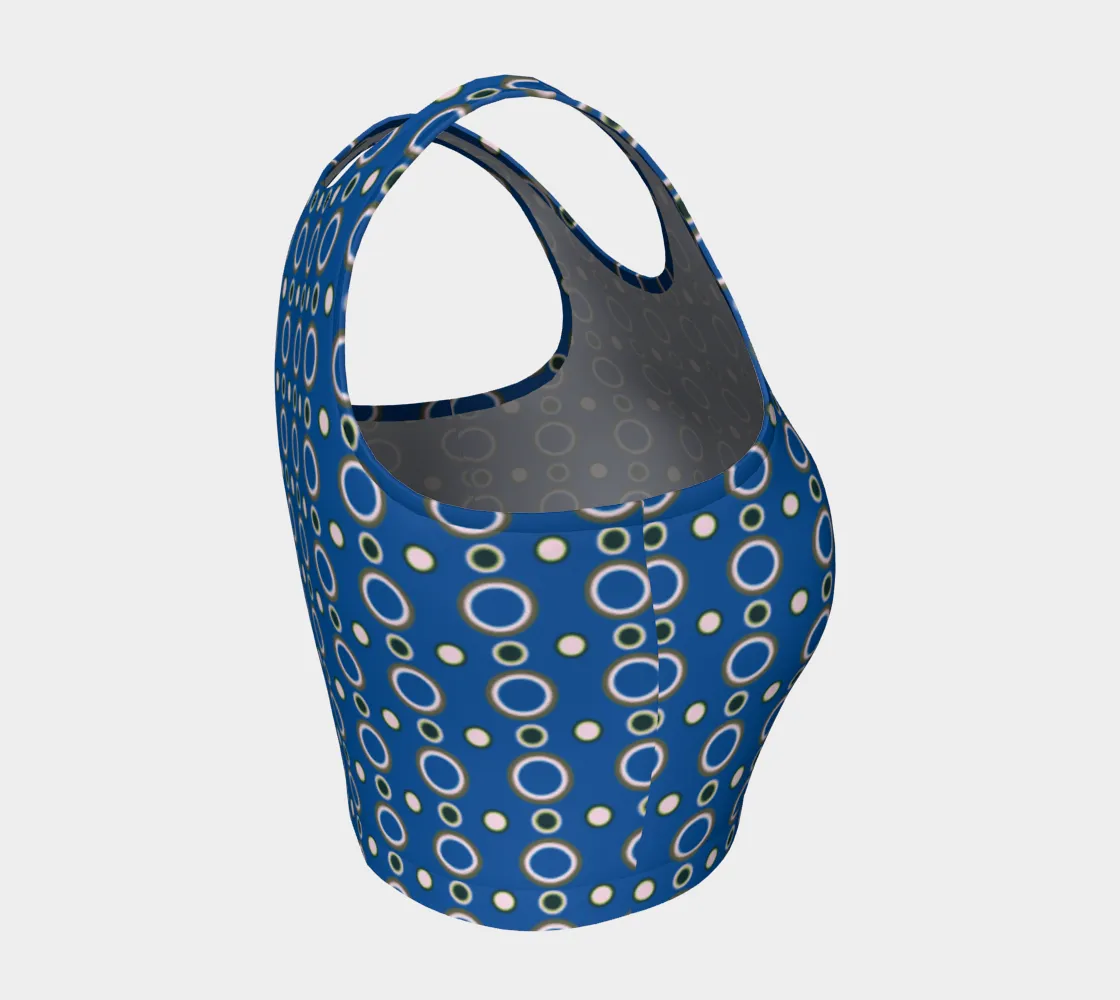 Polka Dots Athletic Crop Top