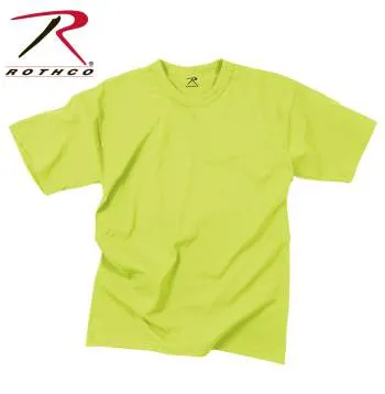 Solid Color Cotton / Polyester Blend Military T-Shirt