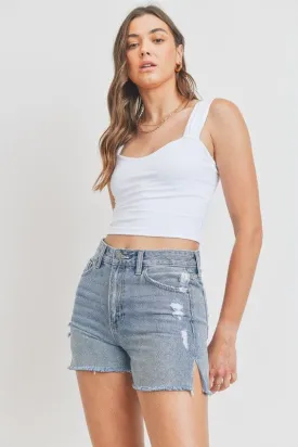 SUPER HIGH RISE JEAN SHORTS