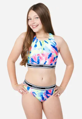 Surf's Up Two-Piece Zip Bikini