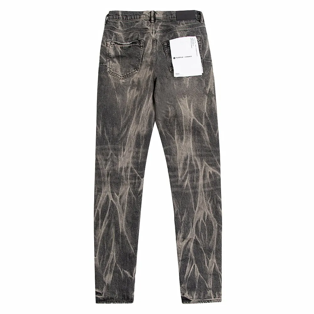 Washed Black Tie Denim